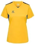 hummel Authentic PL Trikot Kurzarm Damen - sports yellow/true blu