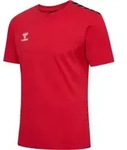 hummel Hmlauthentic Co T-Shirt S/S Herren - true red - S