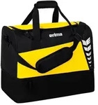 Erima Six Wings Sporttasche mit Bodenfach - gelb/schwarz - S