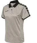 hummel Hmlauthentic Functional Polo - Damen - grey melange - XS