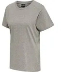 hummel Hmlred Basic T-Shirt S/S Damen - grey melange - XS