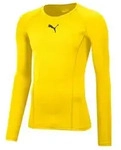 Puma Liga Baselayer Langarm Shirt Herren - gelb -2XL