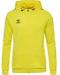 hummel Hmlauthentic Pl Zip Hoodie Herren - blazing yellow - S