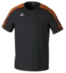 Erima Evo Star T-Shirt Kinder - schwarz/orange - 128