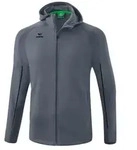 Erima Liga Star Trainingsjacke mit Kapuze Kinder - slate grey/sch