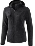 Erima Fleecejacke Damen - schwarz melange - 34