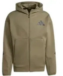 adidas Z.N.E. Zip-Hoodie Herren - gr&uuml;n/schwarz - XL