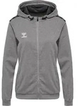 hummel Hmlauthentic Pl Zip Hoodie Damen - grey melange - XS