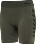 Hummel 212556-6084, hummel First Seamless Tr Sht Tigh W Damen - grape leaf - M-L