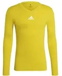 adidas Team Base Shirt Longsleeve Herren - gelb - S