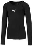 Puma Liga Baselayer Langarm Shirt Kinder - schwarz -128