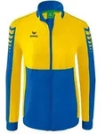 Erima Six Wings Pr&auml;sentationsjacke Damen - new royal/gelb - 34
