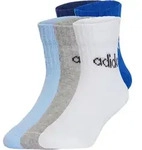 adidas Linear Ankle Freizeitsocken 5er Pack Kinder - blau/wei&szlig;/gr