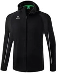 Erima Liga Star Trainingsjacke mit Kapuze Kinder - schwarz/wei&szlig; -