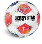 Derbystar Bundesliga Brilliant Replica v25 Fu&szlig;ball - wei&szlig;/blau/ro