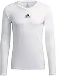 adidas Team Base Shirt Longsleeve Herren - wei&szlig;-XS