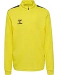 hummel Hmlauthentic Half Zip Sweat Kinder - blazing yellow - 116