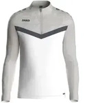 Jako Ziptop Iconic - wei&szlig;/soft grey/anthra light - L