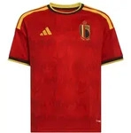 adidas Belgien Home Trikot Kinder WM2026 - rot/gold - 152