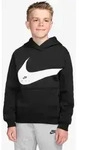 Nike Sportswear Club Big Kids' Hood Hoodie Kinder - black/white -