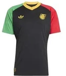 adidas Jamaica 26 Aufw&auml;rmshirt Away Herren - schwarz/rot/gr&uuml;n/gel