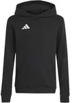 adidas Entrada 26 Hoodie Kinder - black/white - 104
