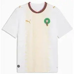 Puma FRMF Marokko Away Trikot Kinder WM2026 - wei&szlig;/gold - 176
