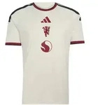 adidas Manchester United 3rd Trikot 26/27 Kinder - beige/rot/schw