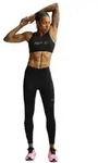 Nike Tempo Flash Lauf-Leggings Damen - schwarz/wei&szlig; - XS