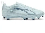 Puma Ultra 6 Play FG/AG Fu&szlig;ballschuhe Kinder - Icy Blue-PUMA Whit