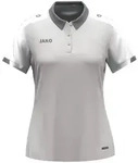 Jako Dynamic Polo Damen - hellgrau/wei&szlig;/grau - S