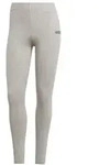 adidas Essentials Linear Cotton Leggings Damen - mgreyh/black - M