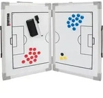 Derbystar Faltbare Taktiktafel Aluminium Fu&szlig;ball - wei&szlig;