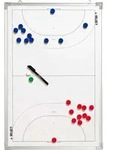Derbystar Taktiktafel Aluminium Handball 90 x 60 cm - wei&szlig;