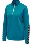hummel Hmlauthentic Half Zip Sweatshirt Wo - Damen - celestial -