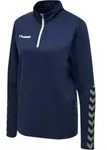 hummel Hmlauthentic Half Zip Sweatshirt Wo - Damen - marine - XS