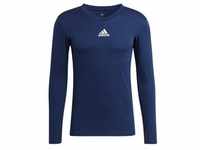 adidas Team Base Shirt Longsleeve Herren - navy-M