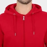 Jako Kapuzenjacke Organic - rot - 5XL