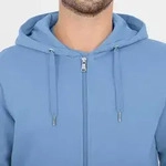 Jako Kapuzenjacke Organic - eisblau - L