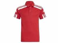 adidas Squadra 21 Poloshirt Kinder - rot/weiß 140