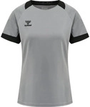 hummel Lead S/S Poly Trikot Damen - grey melange - S