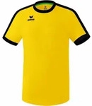 Erima Retro Star Trikot Kurzarm Kinder - gelb/schwarz-152