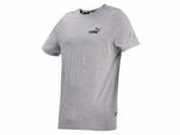 Puma ESS Small Logo T-Shirt Herren - grau -M