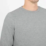 Jako Sweat Organic - hellgrau meliert - 5XL