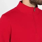 Jako Ziptop Organic - rot - 3XL