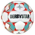 Derbystar Stratos S-Light v23 Fu&szlig;ball Kinder - weiss/blau/orange