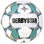 Derbystar Stratos Light v23 Fu&szlig;ball Kinder - weiss/blau/orange -
