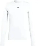 adidas Techfit Langarm Shirt Herren - wei&szlig; -XL