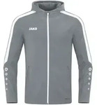 Jako Kapuzenjacke Power - steingrau - S