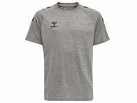 hummel Core XK Poly T-Shirt Kinder - grau/schwarz-116